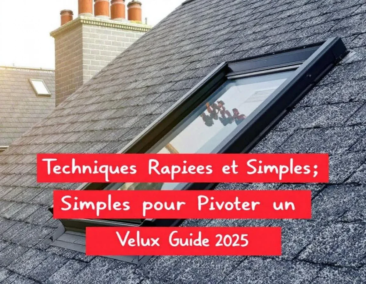 Guide 2025 : Techniques Rapides et Simples pour Pivoter un Velux
